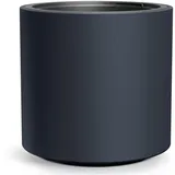 Prosperplast Blumentopf Blumenkübel mit Einsatz Heos Anthrazit Kunststoff, 40 cm