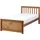 Beliani Bett mit Lattenrost Kiefernholz Olendon 90 x 200 cm