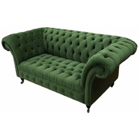JVmoebel Chesterfield-Sofa, Sofa Chesterfield Klassisch Design Wohnzimmer Sofas 2 Sitzer grün