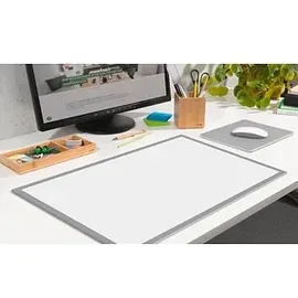 Sigel Schreibtischunterlage Squared weiß/grau Papier 59,5 x 41,0 cm, 30 Blatt