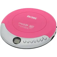 Roxx PCD 501 Tragbarer CD-Player CD, CD-R, CD-RW, MP3 Pink, Silber