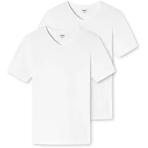 SCHIESSER UNCOVER by SCHIESSER Herren T-Shirts im Pack - Vorteilspack, V-Ausschnitt, S-3XL Weiß XL