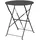 Bolero Gartentisch Ø 60 x 80 cm Schwarz