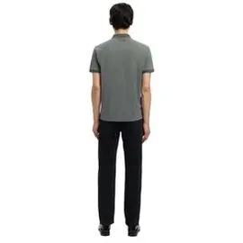 Selected SLHFAVE Zip SS Polo Agave Grün S