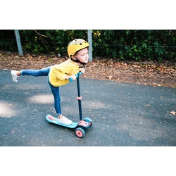 Chillafish Scotti GLOW 3-Rad Scooter mit Bremse und LED Lichter, Farbe: Blue