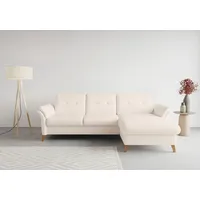 sit&more Ecksofa Göteborg, Sitztiefenverstellung und Federkern, wahlweise mit Bettfunktion beige