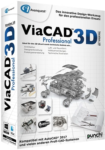 ViaCAD 3D Version 10 Professional [Win/MAC]