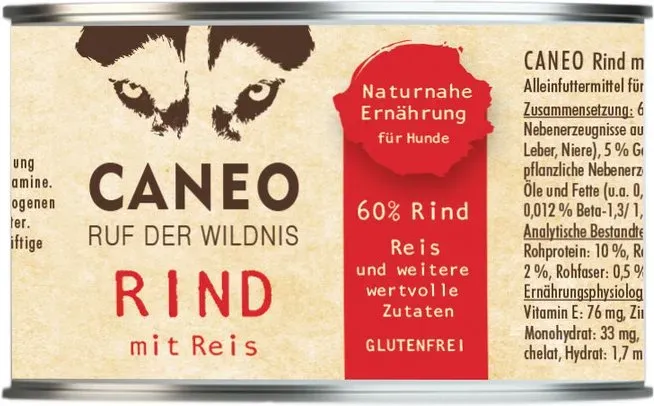 CANEO Rind mit Reis glutenfrei 6 x 200 g
