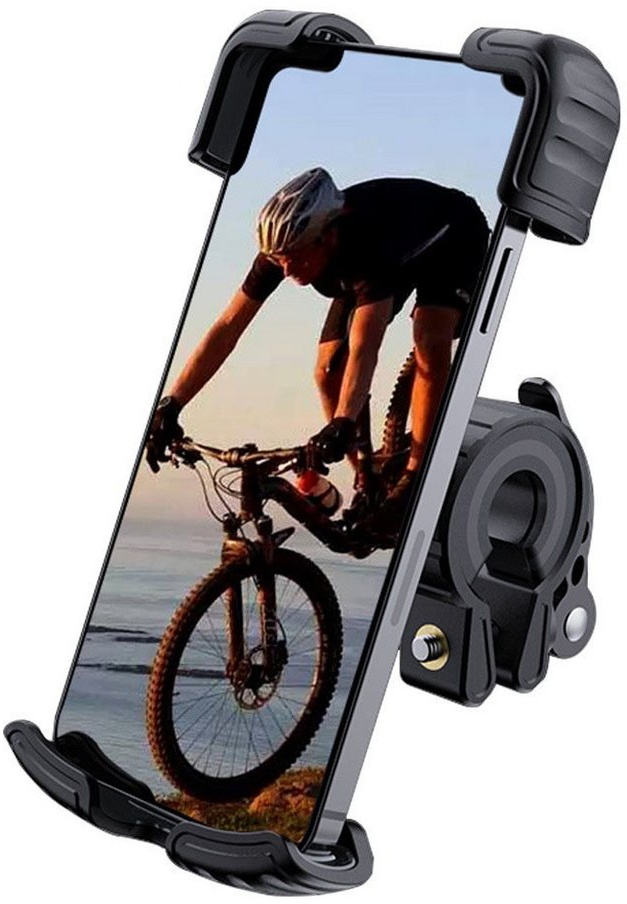 CoolBlauza Fahrrad-Handyhalter aus Aluminiumlegierung, Anti-Wackel-Halter Handy-Halterung, (1-tlg., Navigation Halterung, Geeignet für 4,7-Zoll- bis 6,8-Zoll-Smartphones)