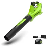 Greenworks Akku-Laubbläser inkl. 1 x 4,0 Ah
