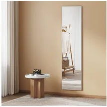 EMKE Emke, Standspiegel mit Rahmen aus Aluminium, Leicht Spiegel in voller Länge Aufhängen, 40*160cm, Silber (40 x 160 cm)