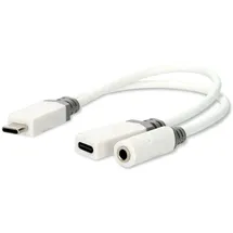 Nedis USB-C Adapter 10 m Weiß