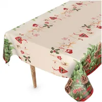 ANRO Wachstuchtischdecke Wachstischdecke Tischdecke abwaschbar Gartentischdecke Wachstuch Eckig rund