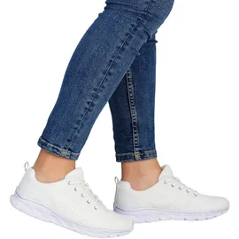 Rieker 54022 Damen Sneaker Low Weiß 40