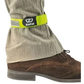 Zéfal Zefal Hosenband gelb mit Reflexstreifen