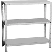 Simon Rack Comfort Metallregal 1000 x 80 x 50 cm Silber