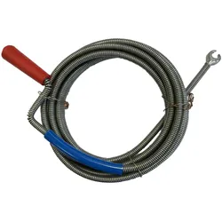 E&R Rohrreinigungsspirale 9 mm x 5 m mit Kralle - 91505