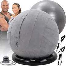 MIWEBA Gymnastikball Grau 65 cm