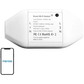 Meross Smart Wi-Fi Switch 1 St. Weiß