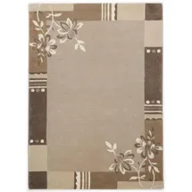 THEKO Napura Nepalteppich 70 x 140 cm Beige