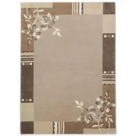 THEKO Napura Nepalteppich 70 x 140 cm Beige