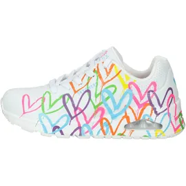 SKECHERS JGoldcrown Uno Highlight Love white/multi 38