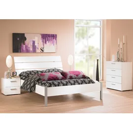 VCM Ebuy24, Nachttisch Nachttisch Pepe 2x Breite 40 cm, Höhe 42 cm weiss.