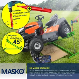 Masko Hebebühne Rasentraktorheber 450 kg