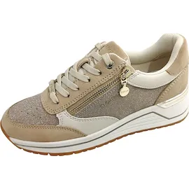 s.Oliver Sneaker Damen Weite E Beige 37