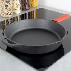 VILDE Gusseisenpfanne Grillpfanne 30 cm
