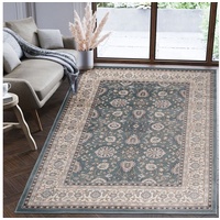 Orientteppich Oriente Teppich - Traditioneller Teppich Orient Blau, Mazovia, 160 x 220 cm, Geeignet für Fußbodenheizung, Pflegeleicht, Wohnzimmerteppich blau 160 x 220 cm