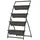 Outsunny Pflanzenständer mit 4 Etagen 76 x 79 x 162 cm Braun