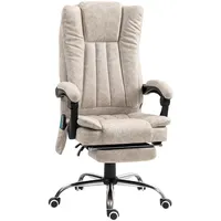 Vinsetto Bürostuhl, Weiß, Metall, 70x120x62 cm Arbeitszimmer, Bürostühle, Drehstühle