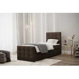 Fun Möbel Boxspringbett Schlafzimmerbett Bett MAURO 100x200cm in div. Farbvarianten