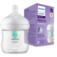 Philips Avent Natural Response mit AirFree Ventil 125 ml, BPA-frei, für Neugeborene ab 0 Monaten (Modell SCY670/01)
