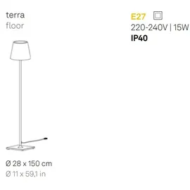 Zafferano Ailati Lights by Zafferano Poldina Stehleuchte, LL0360R3,