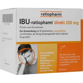 Ratiopharm IBU-ratiopharm direkt 200 mg Pulver zum Einnehmen