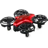 AMEWI Mini-Drohne mit Steuerungssensoren Rot