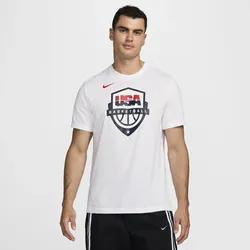 USAB Nike Dri-FIT Basketball-T-Shirt (Herren) - Weiß, S