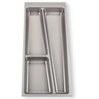 SOTech Orga-Box II Besteckeinsatz 20,5 x 4,5 x 46,2 cm silbergrau