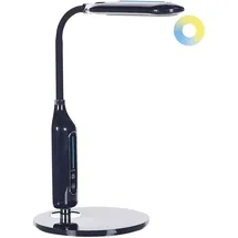 Beliani Schreibtischlampe LED Schwarz verstellbar 38 cm dimmbar Modern Cygnus