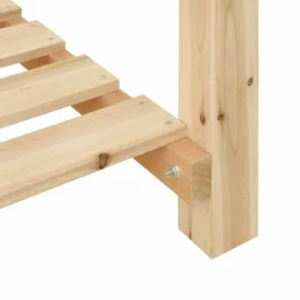 vidaXL Pflanzkasten mit Ablage 60 x 60 x 76 cm Beige