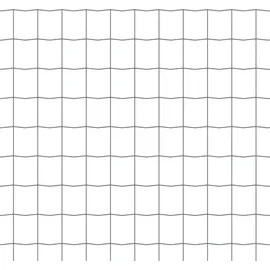 vidaXL Eurozaun 25 x 100 cm Grau/Stahl