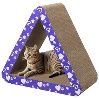Navaris 3-in-1 Katzen Kratzbrett - Katzen Spielzeug - Kratzbrett