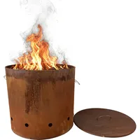 Feuertonne Feuerschale Feuerkorb Feuerstelle Brennkorb Edelrost Cortenstahl