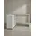KADIMA DESIGN Eckschreibtisch mit Regal Modern DESIGN Weiß 120x107x75 cm,