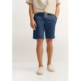 Bugatti Herren, Shorts blau Baumwoll-Stretch, blau, Frühjahr/Sommer 2026