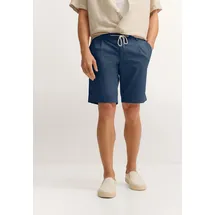 Bugatti Herren, Shorts blau Baumwoll-Stretch, blau, Frühjahr/Sommer 2026