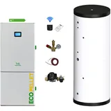 EcoPellet 12 kW Pelletkessel + Pufferspeicher 600 L + Zubehörset, Pelletheizung
