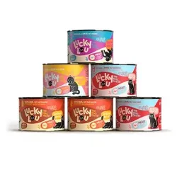 Lucky Lou Nassfutter Katze Adult Tasty Mixpaket 6x200 g Tasty-Mix